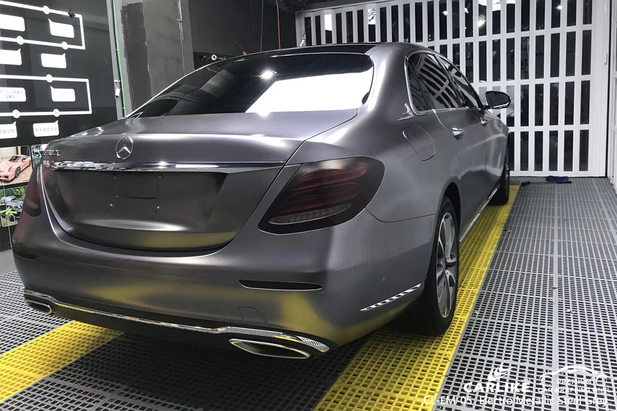 CL-EM-05 electro metallic steel grey vinyl films for MERCEDES-BENZ Aksaray Turkey