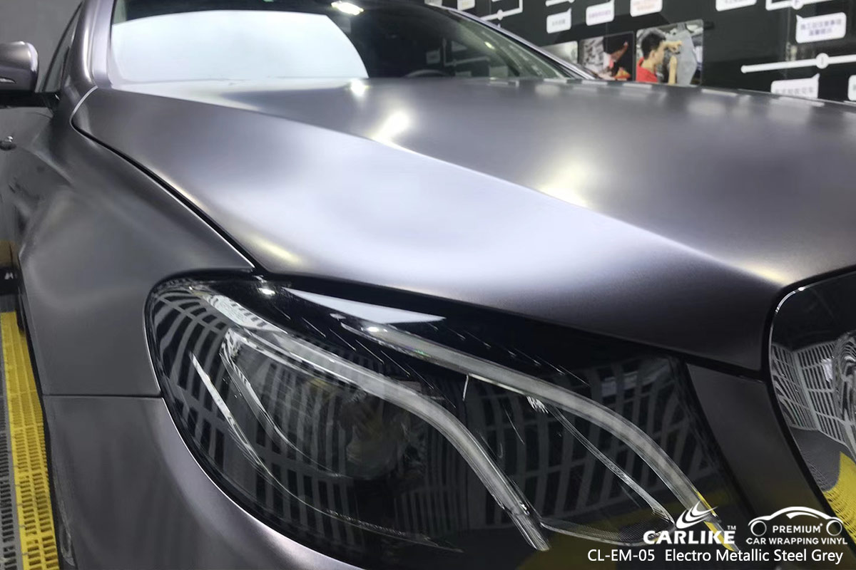 CL-EM-05 electro metallic steel grey vinyl films for MERCEDES-BENZ Aksaray Turkey