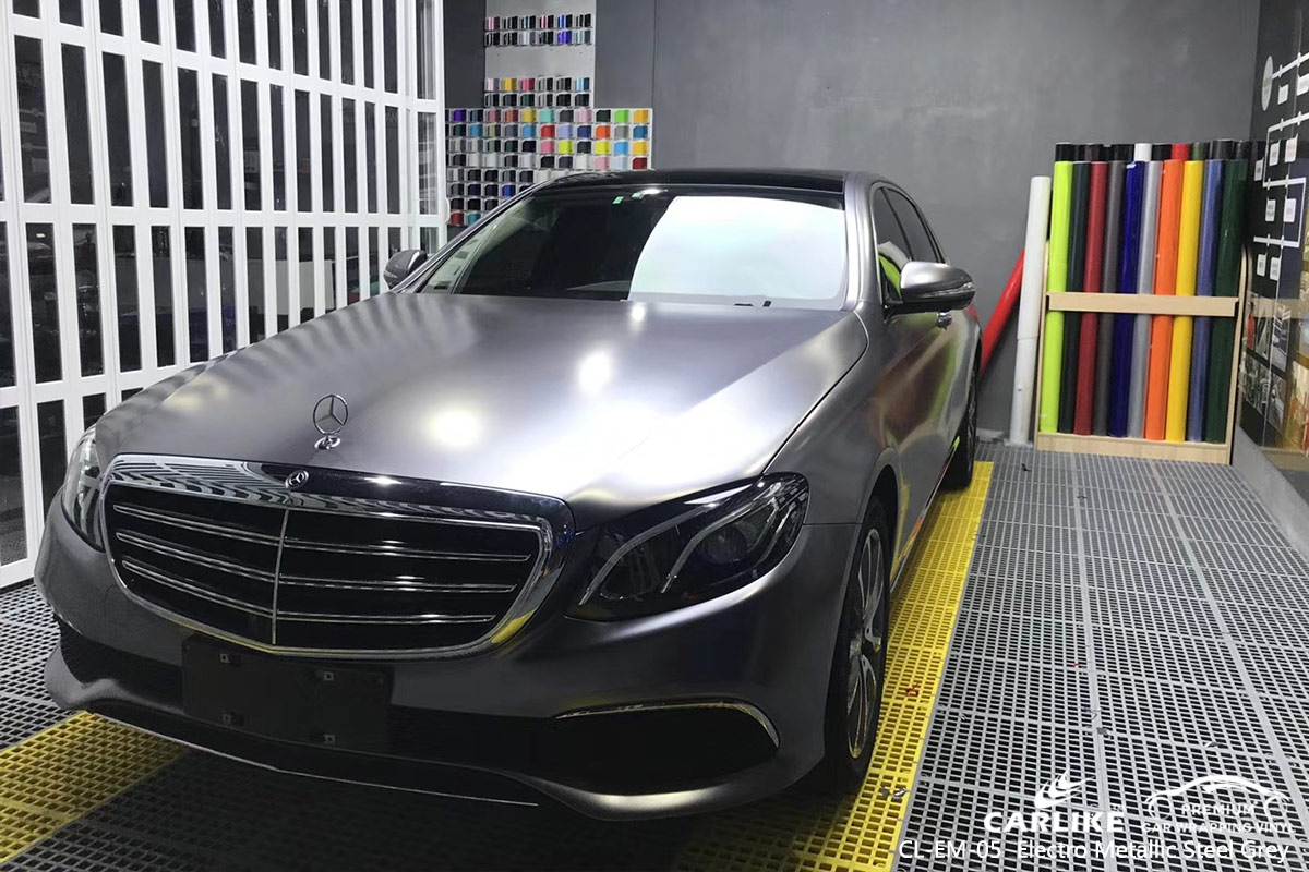 CL-EM-05 electro metallic steel grey vinyl films for MERCEDES-BENZ Aksaray Turkey