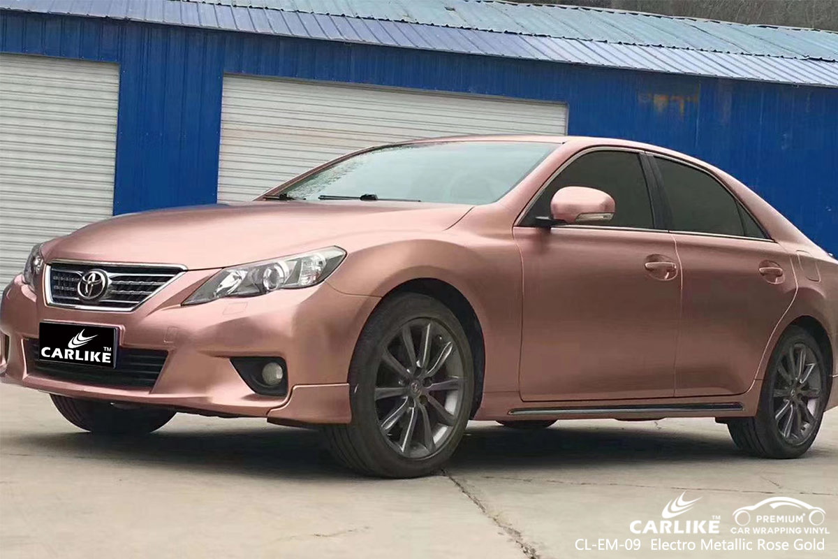 CL-EM-09 electro metallic rose gold car wrap film for TOYOTA Tuguegarao Philippines