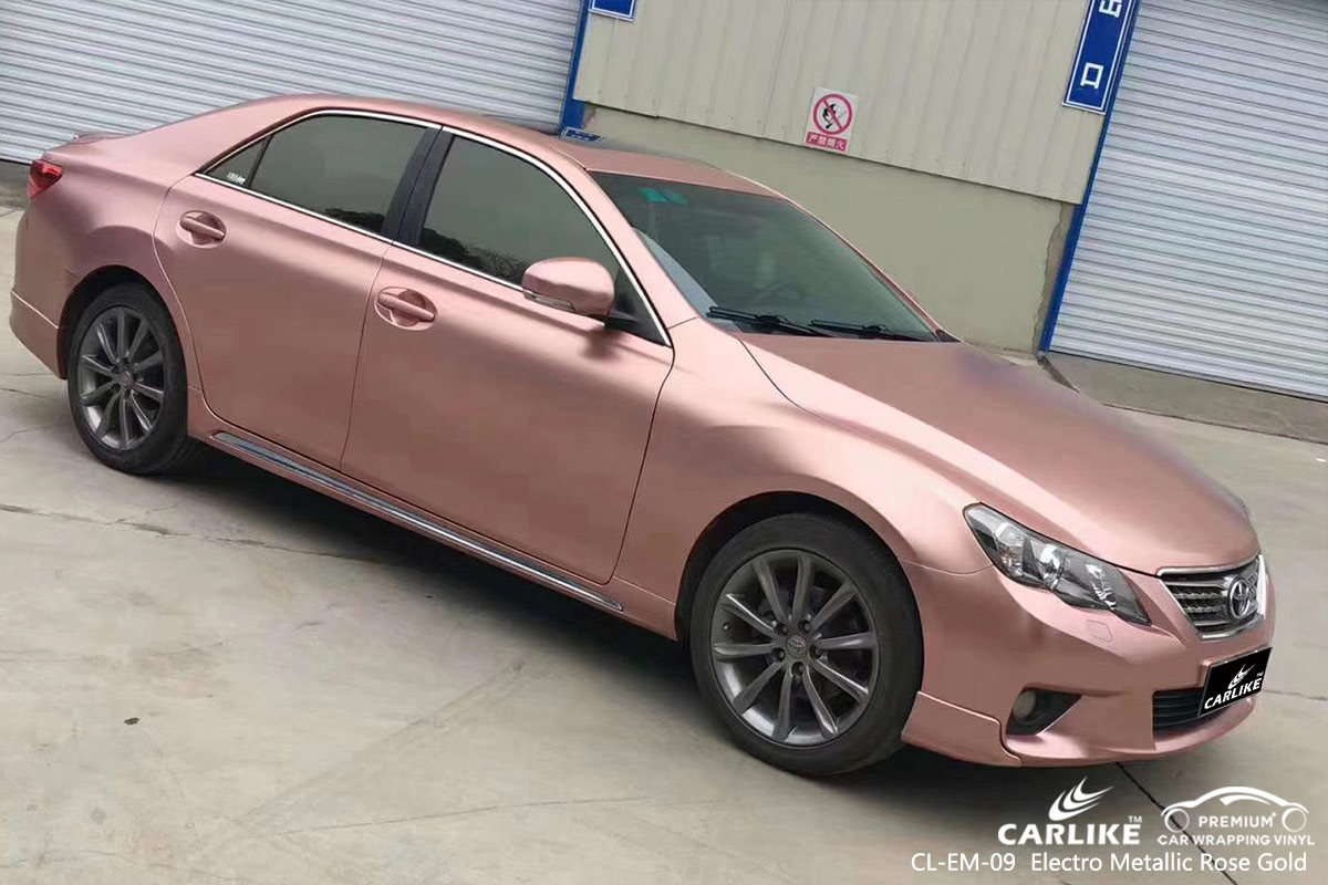 CL-EM-09 electro metallic rose gold car wrap film for TOYOTA Tuguegarao Philippines