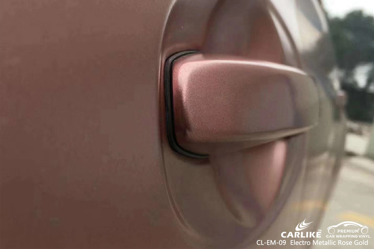 CL-EM-09 electro metallic rose gold car wrap film for TOYOTA Tuguegarao Philippines