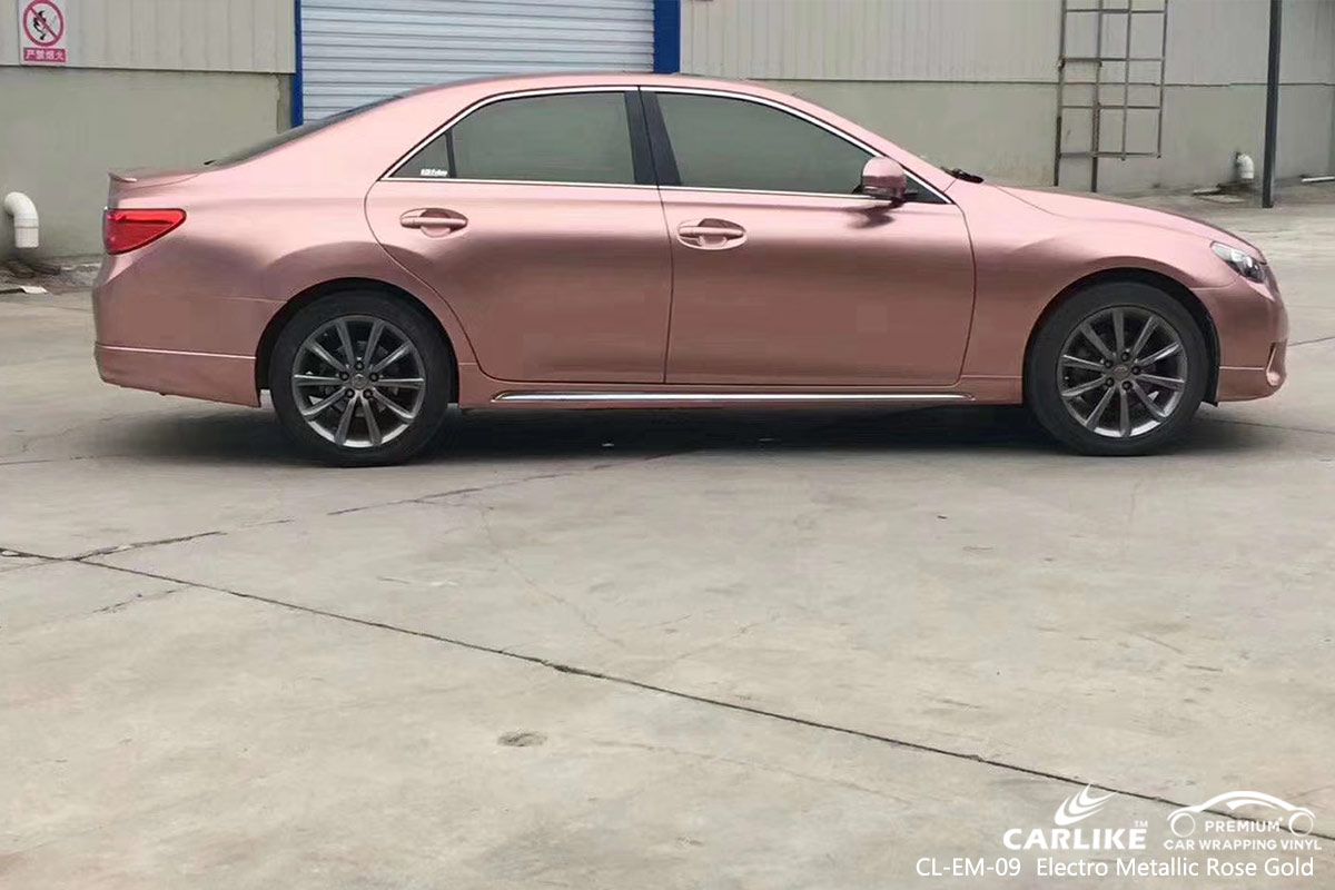 CL-EM-09 electro metallic rose gold car wrap film for TOYOTA Tuguegarao Philippines