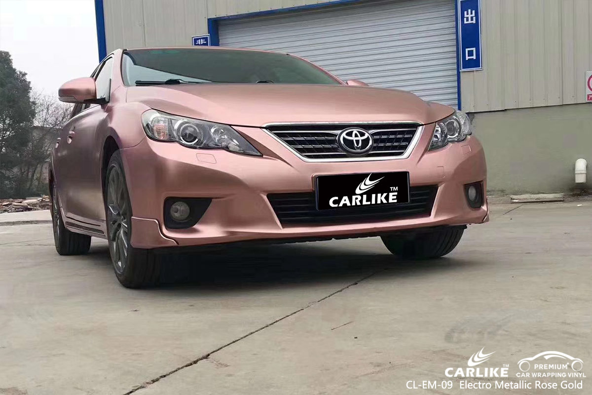 CL-EM-09 electro metallic rose gold car wrap film for TOYOTA Tuguegarao Philippines
