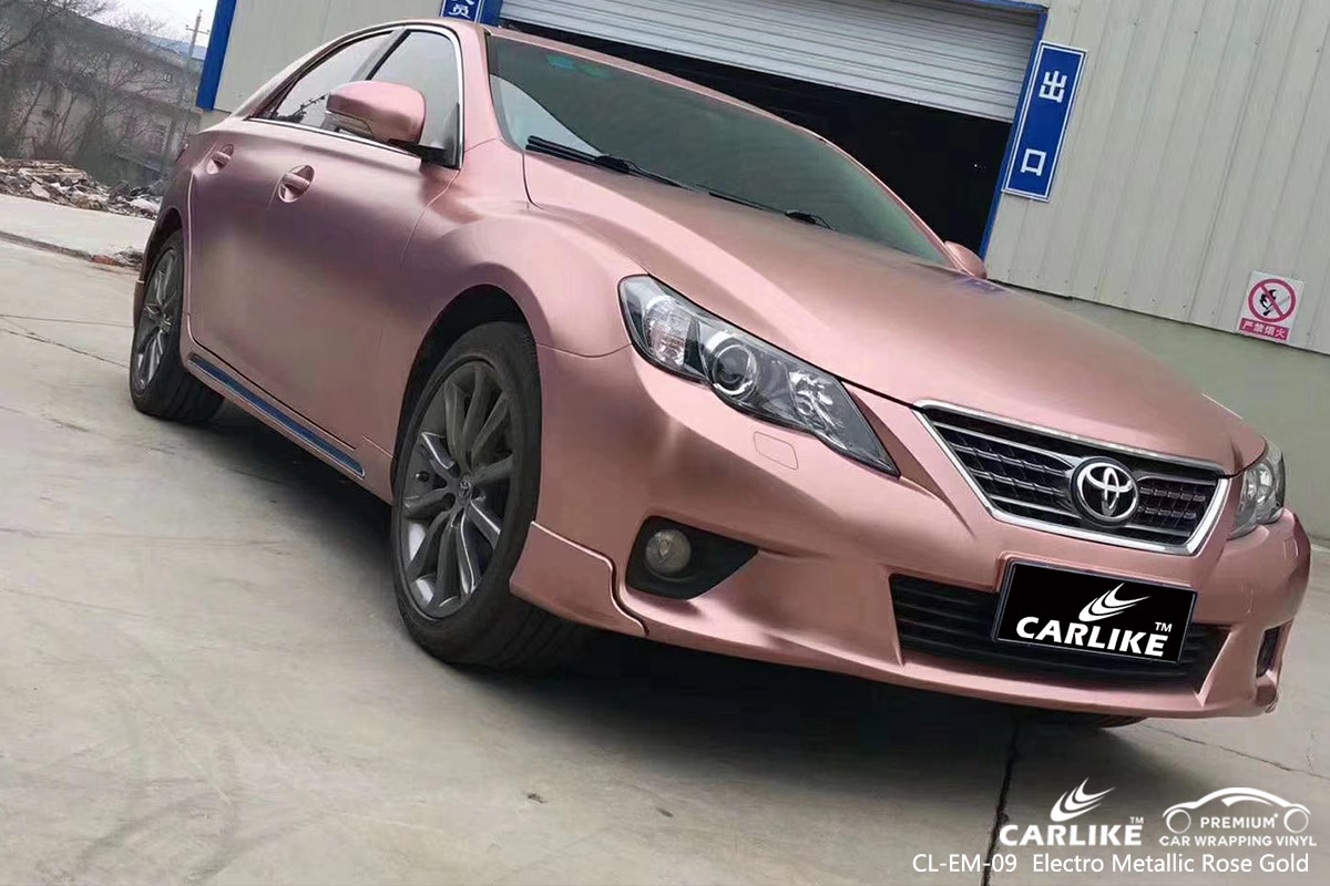 CL-EM-09 electro metallic rose gold car wrap film for TOYOTA Tuguegarao Philippines