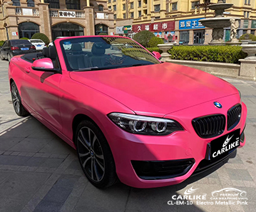 CL-EM-10 electro metallic pink ppf film for BMW