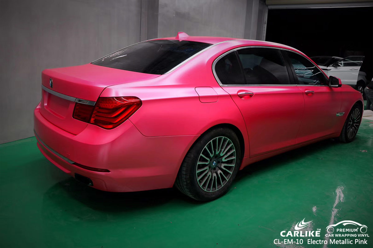 CL-EM-10 electro metallic pink car foil for BMW Sanliurfa Turkey