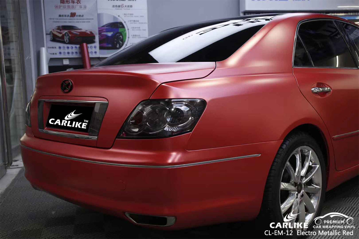 CL-EM-12 electro metallic red wrap vinyl Dumaguete Philippines