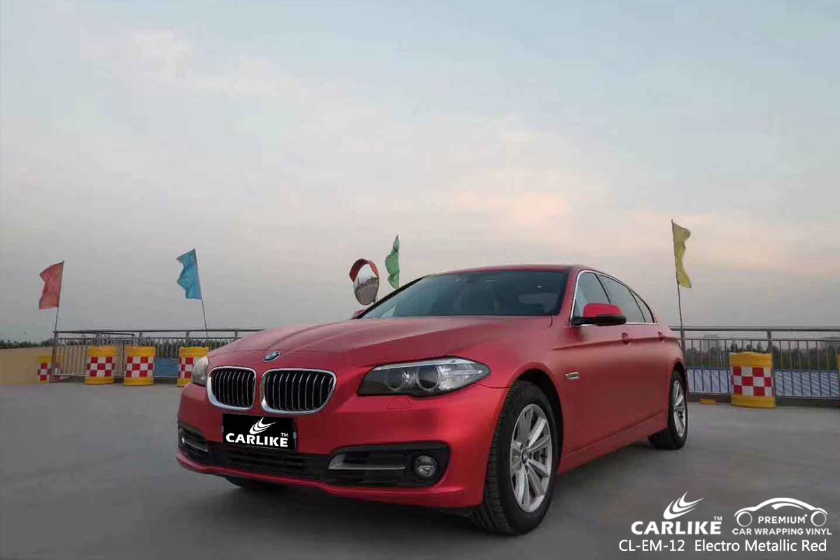 CL-EM-12 electro metallic red car wrap gloss for BMW Bayambang Philippines