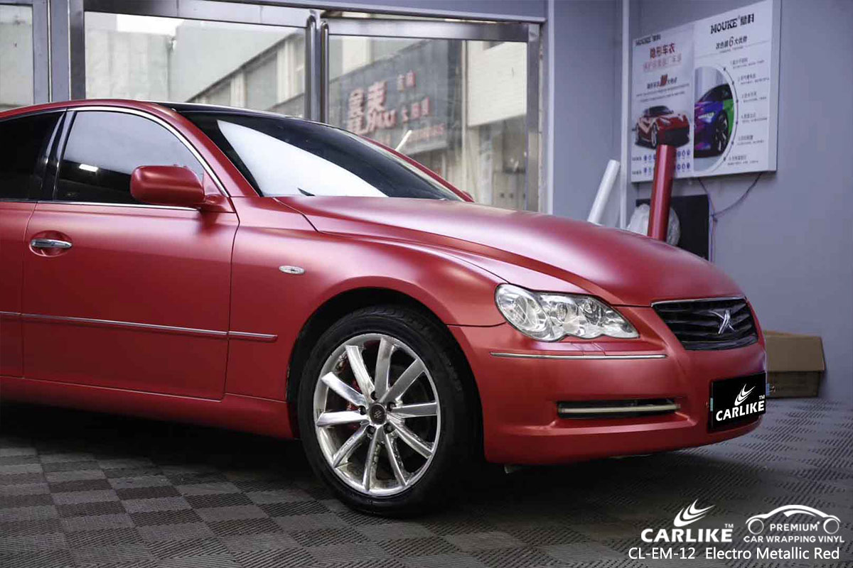 CL-EM-12 electro metallic red wrap vinyl Dumaguete Philippines