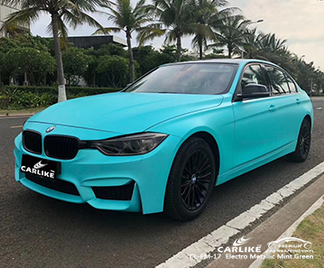 CL-EM-17 الكهربائية التفاف السيارة الخضراء النعناع المعدني لسيارات BMW Laoag الفلبين