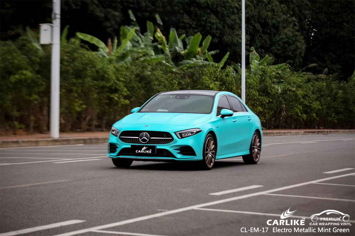 CL-EM-17 electro metallic mint green car foil for MERCEDES-BENZ Cavite Philippines