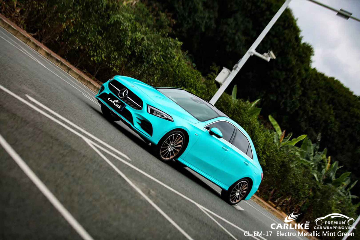 CL-EM-17 electro metallic mint green car foil for MERCEDES-BENZ Cavite Philippines
