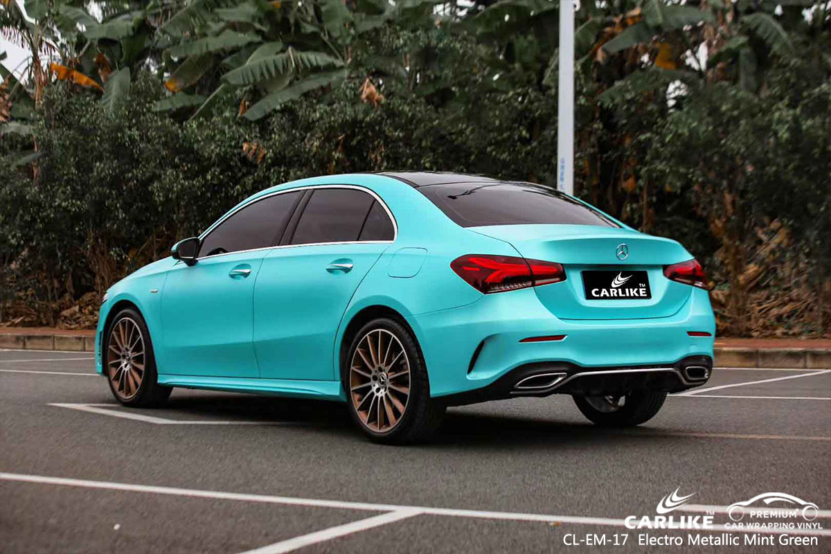 CL-EM-17 electro metallic mint green car foil for MERCEDES-BENZ Cavite Philippines