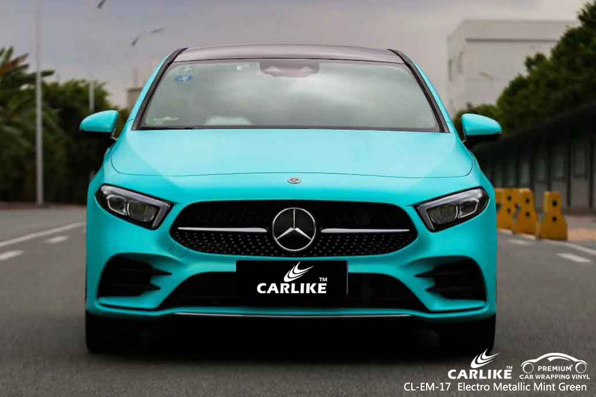 CL-EM-17 electro metallic mint green car foil for MERCEDES-BENZ Cavite Philippines