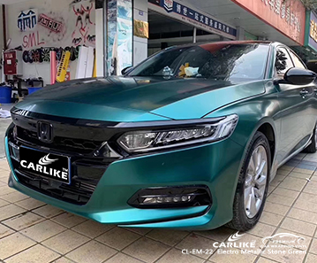 HONDA Batangas Filipinler için CL-EM-22 elektro metalik taş yeşil araba sarma