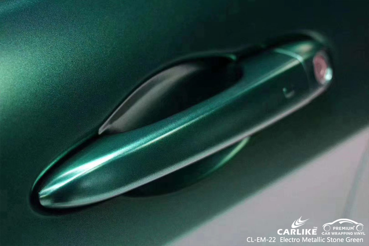 CL-EM-22 electro metallic stone green motorcycle car foil for JEEP Lucena Philippines