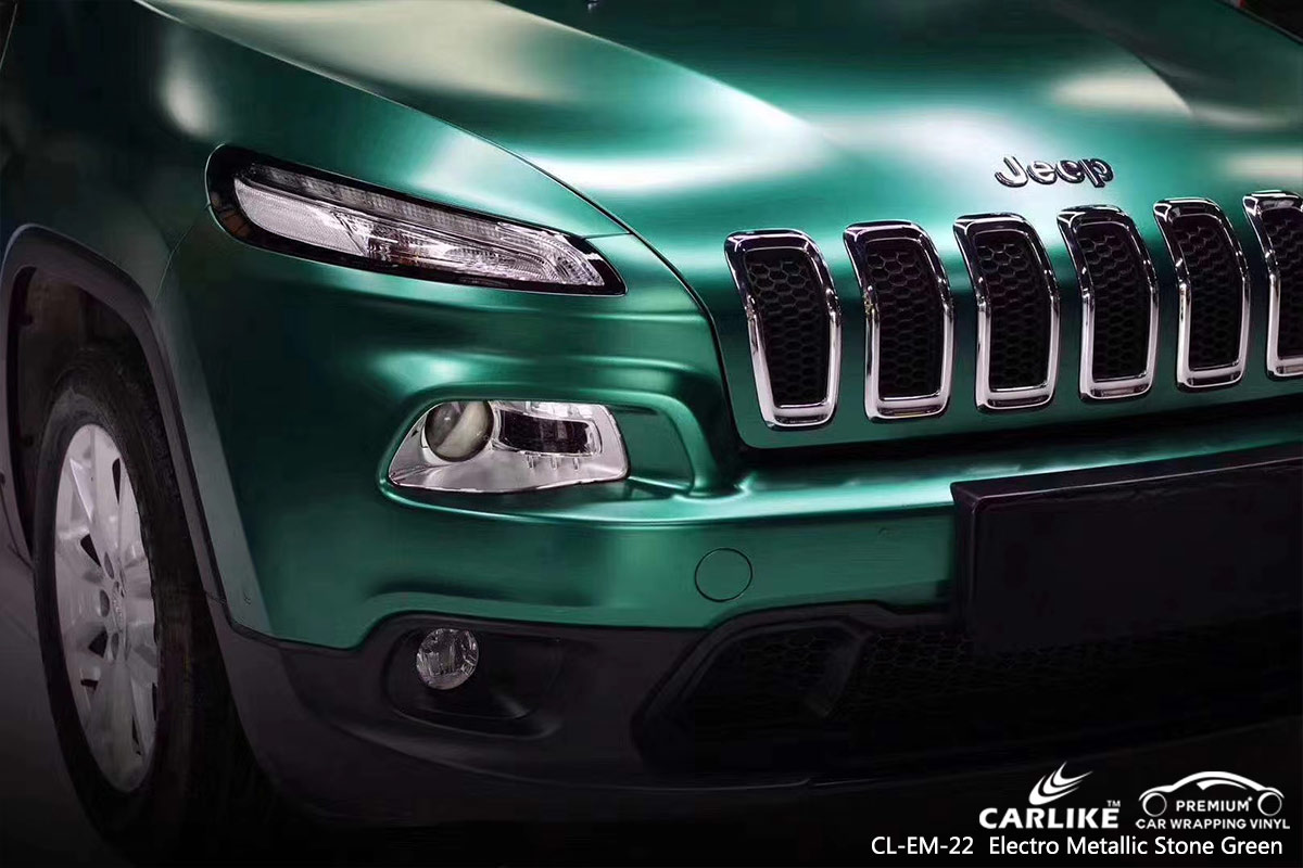 CL-EM-22 electro metallic stone green motorcycle car foil for JEEP Lucena Philippines