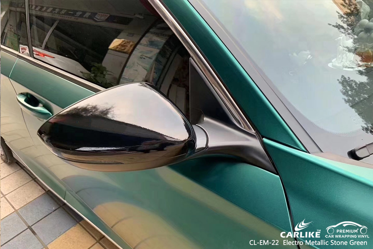CL-EM-22 electro metallic stone green car wrapping for HONDA Batangas
