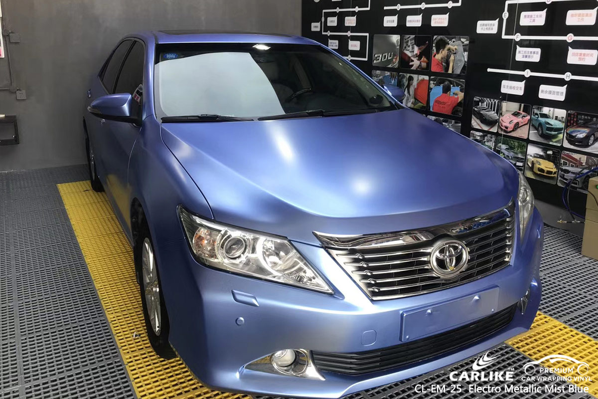 CL-EM-25 electro metallic mist blue wrap vinyl for TOYOTA Yalova Turkey