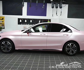 MERCEDES-BENZ Batman Türkiye için CL-EM-33 elektro metalik kiraz pembe tpu ppf filmi