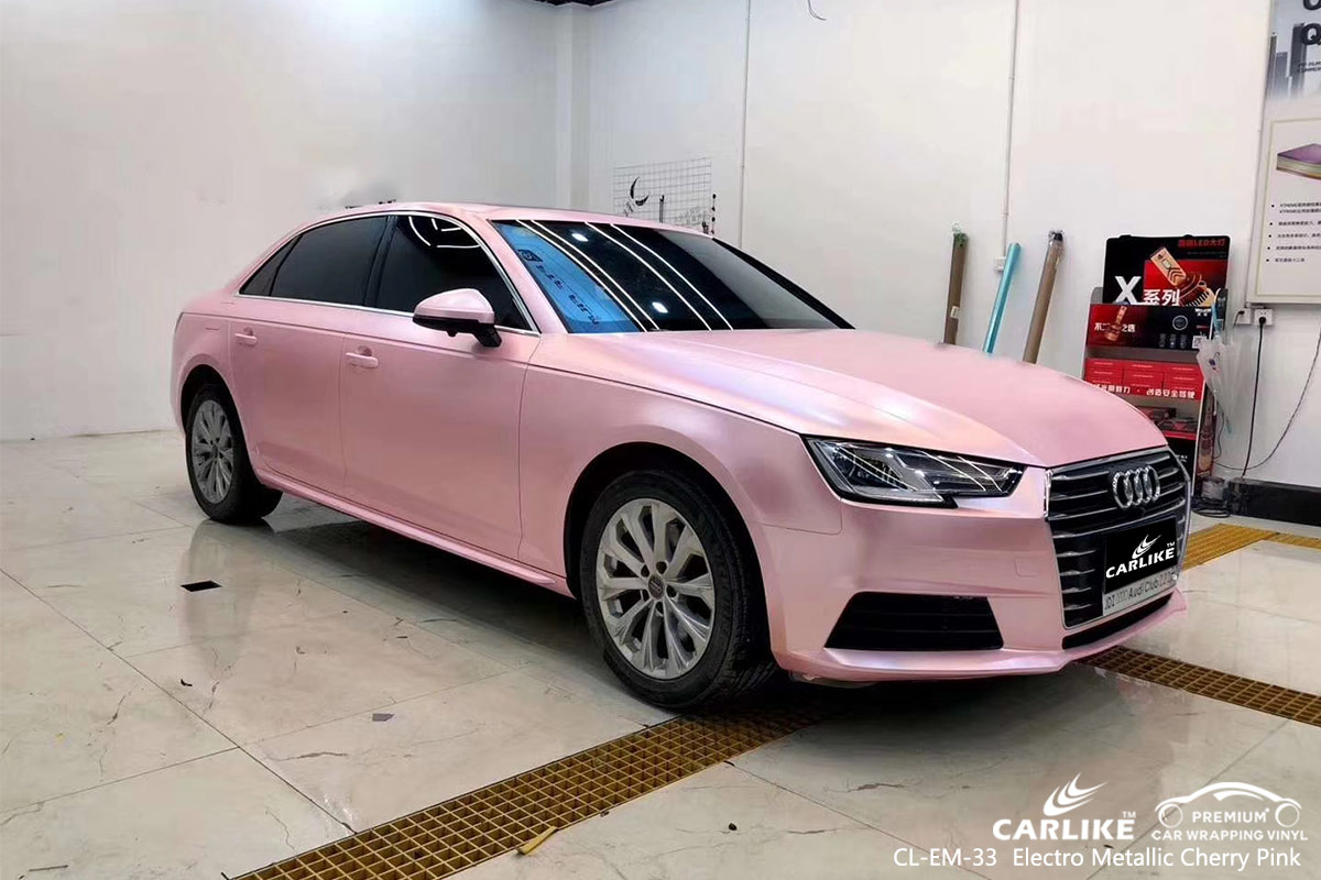 CL-EM-33 electro metallic cherry pink vehicle wrap vinyl for AUDI General Santos Philippines