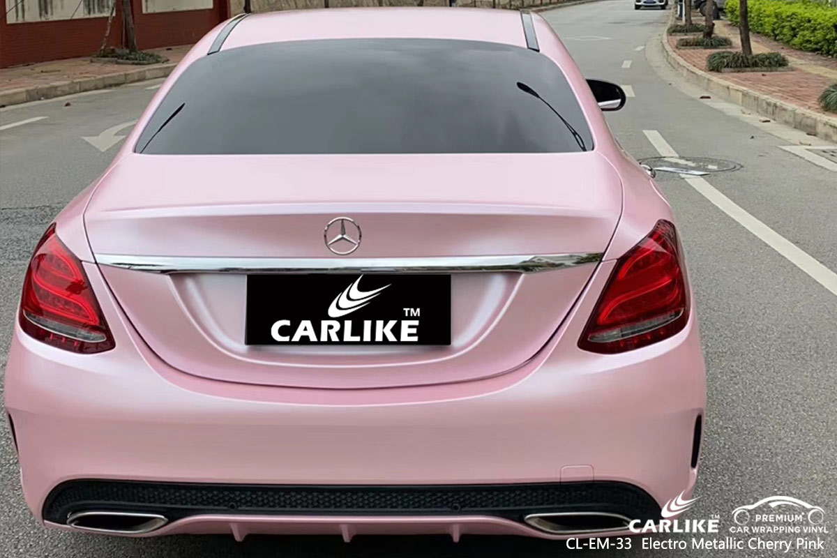 CL-EM-33 electro metallic cherry pink car wrap gloss for AUDI Manisa Turkey