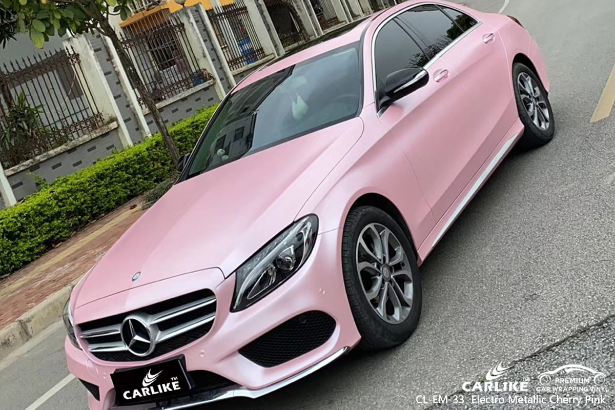 CL-EM-33 electro metallic cherry pink car wrap gloss for AUDI Manisa Turkey
