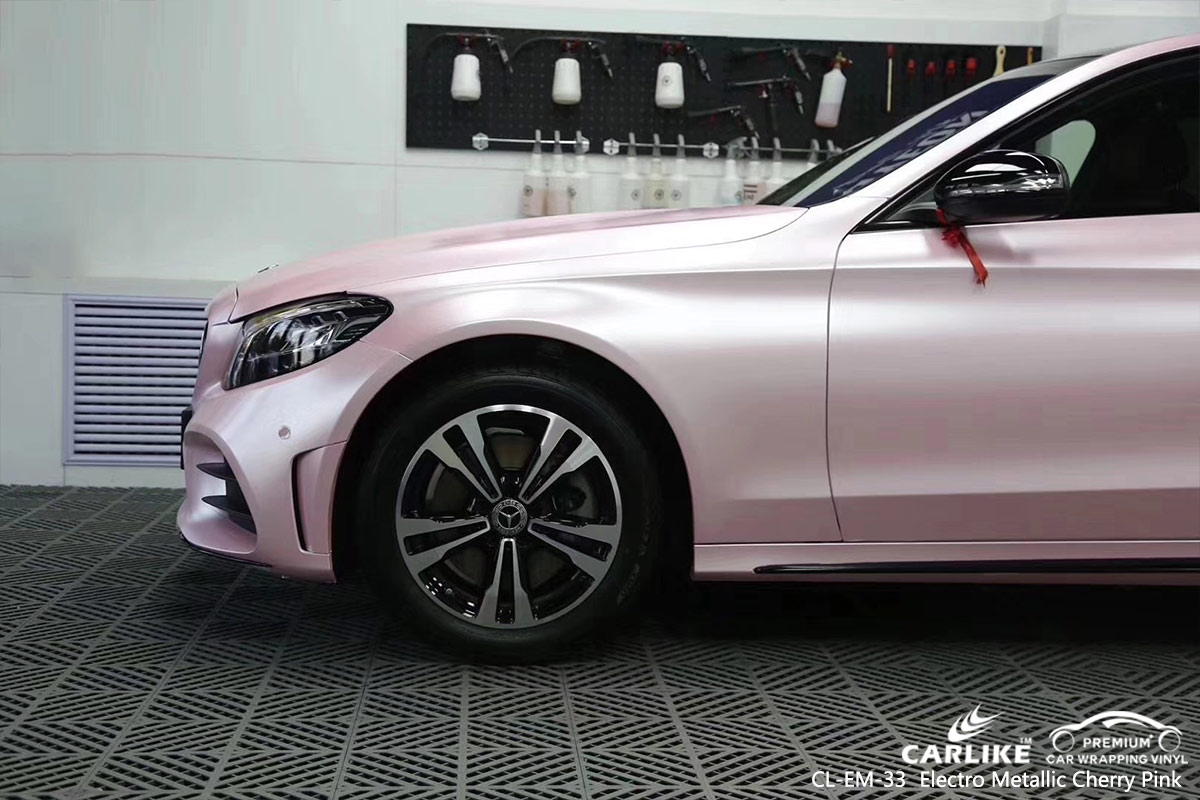 CL-EM-33 electro metallic cherry pink tpu ppf film for MERCEDES-BENZ Batman Turkey