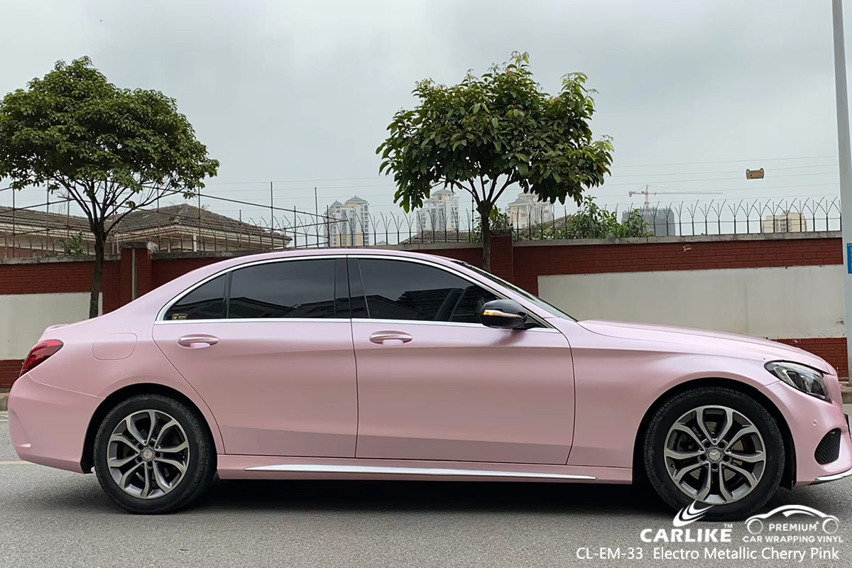 CL-EM-33 electro metallic cherry pink car wrap gloss for AUDI Manisa Turkey