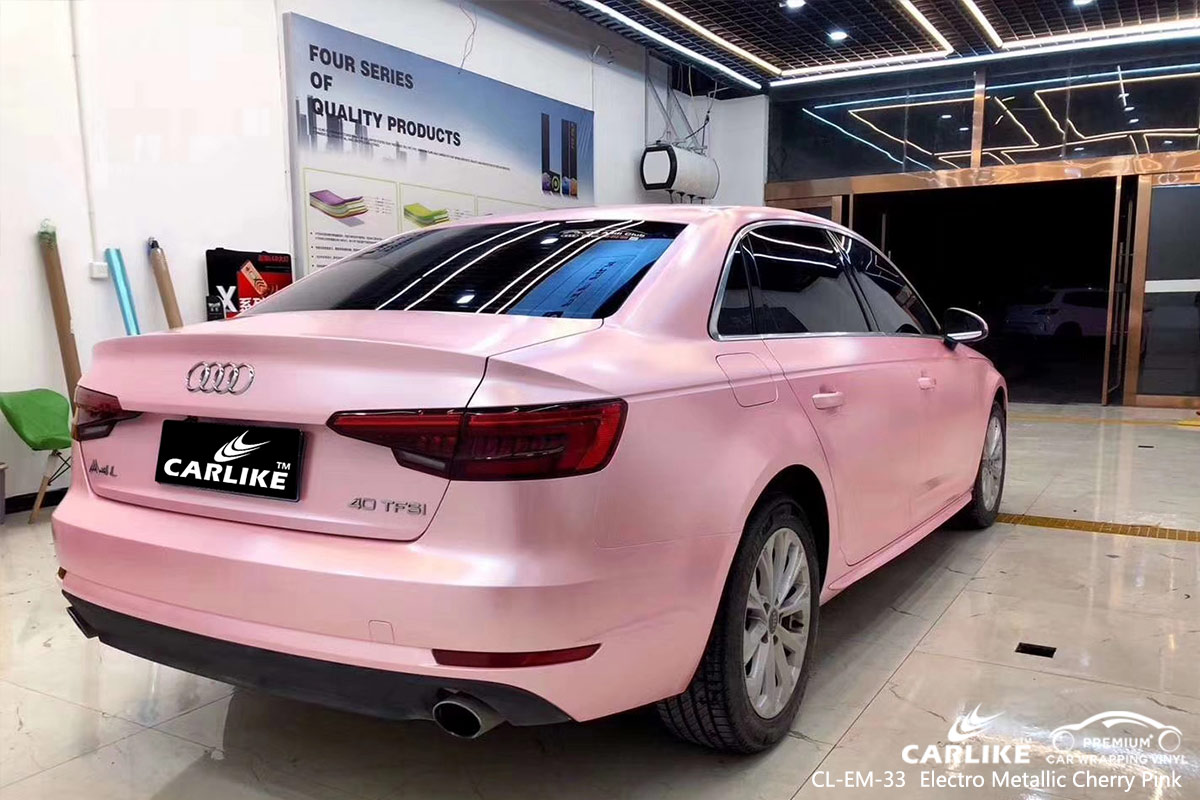 CL-EM-33 electro metallic cherry pink vehicle wrap vinyl for AUDI General Santos Philippines