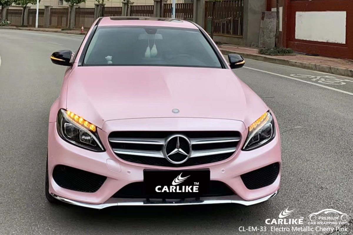 CL-EM-33 electro metallic cherry pink car wrap gloss for AUDI Manisa Turkey