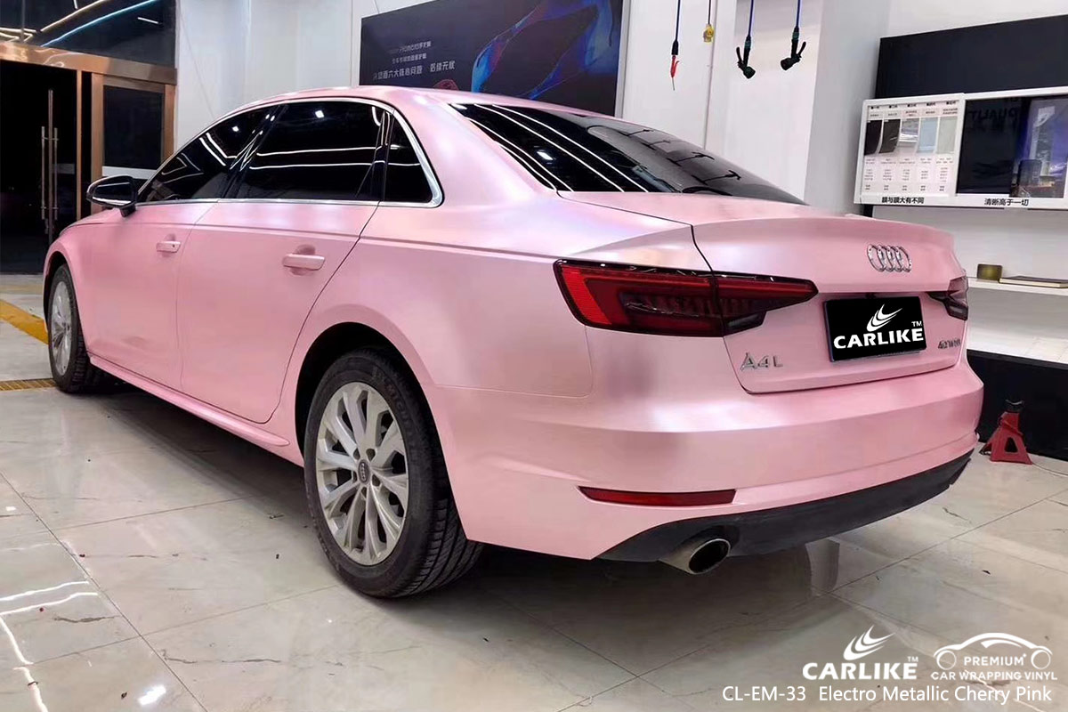 CL-EM-33 electro metallic cherry pink vehicle wrap vinyl for AUDI General Santos Philippines