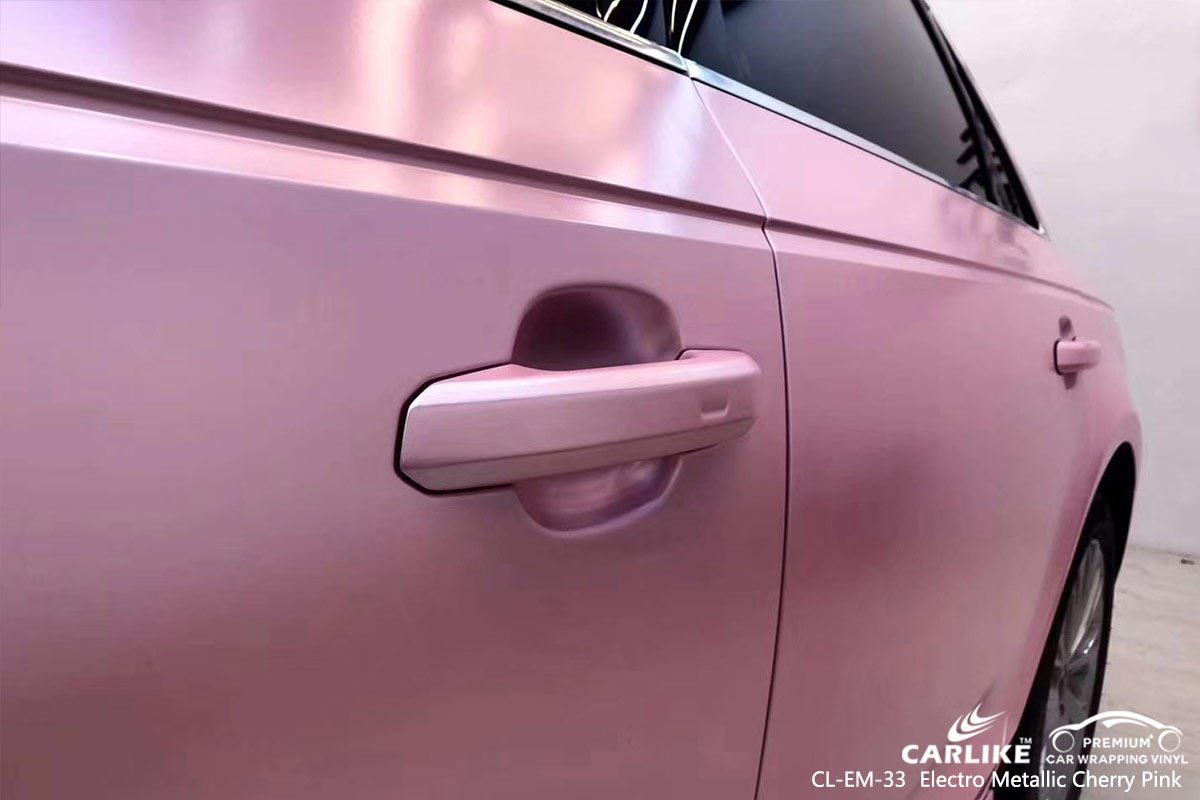 CL-EM-33 electro metallic cherry pink vehicle wrap vinyl for AUDI General Santos Philippines