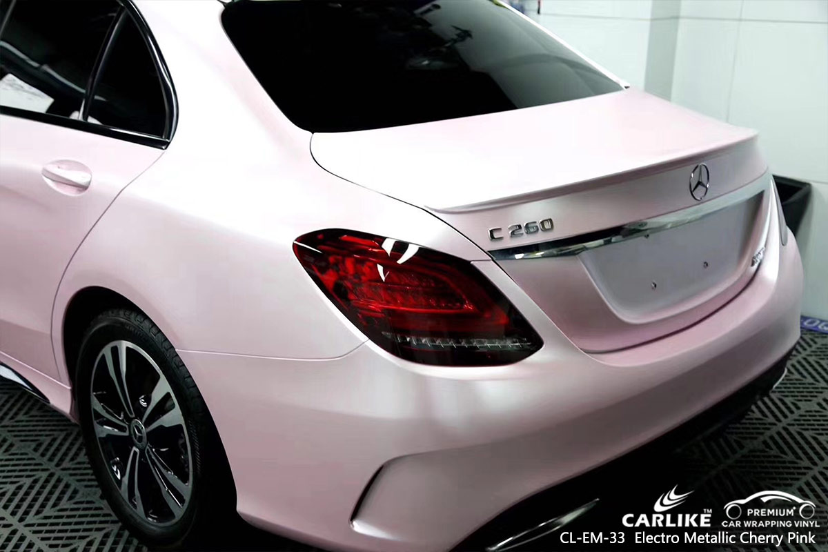 CL-EM-33 electro metallic cherry pink tpu ppf film for MERCEDES-BENZ Batman Turkey