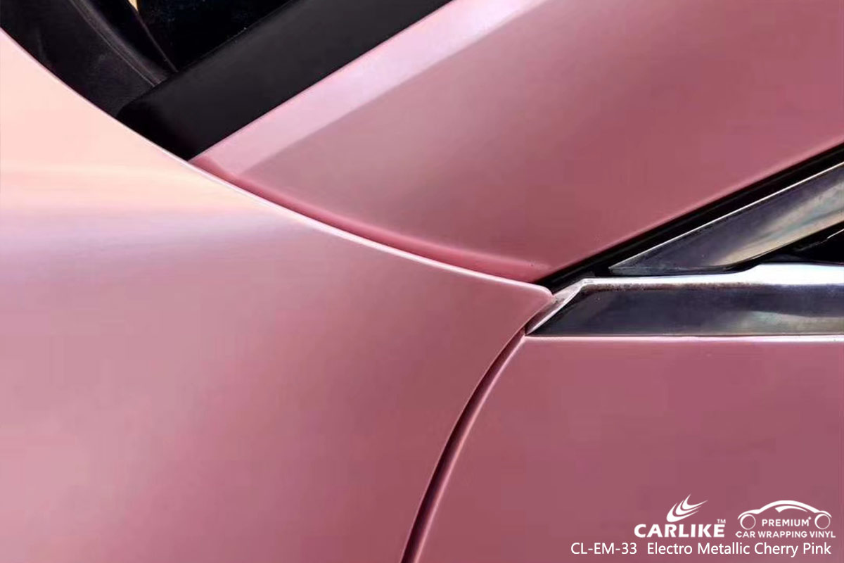 CL-EM-33 electro metallic cherry pink vehicle wrap vinyl for AUDI General Santos Philippines
