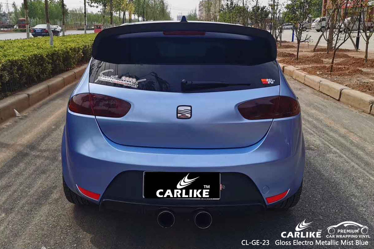 CL-GE-23 gloss electro metallic mist blue vehicle wrapping for SEAT Rosario Philippines