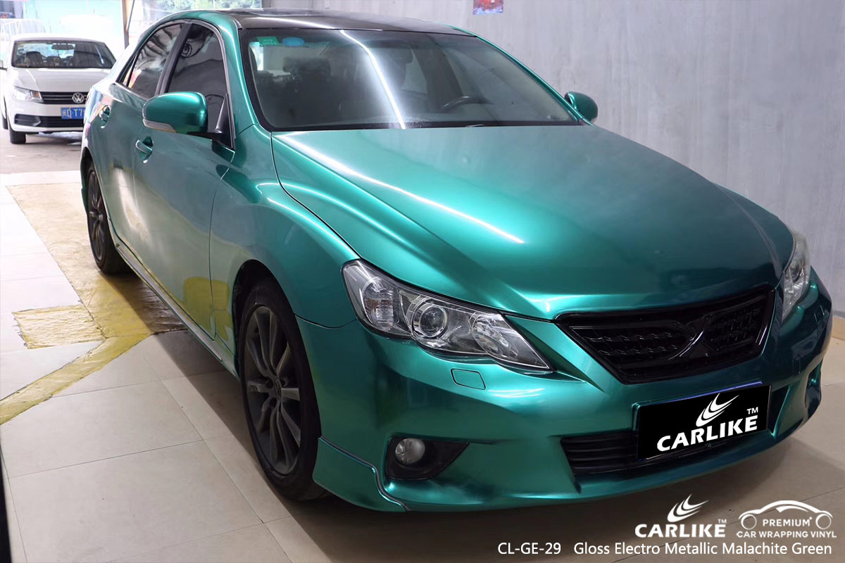 CL-GE-29 gloss electro metallic malachite green car wrapping for TOYOTA Bacolod