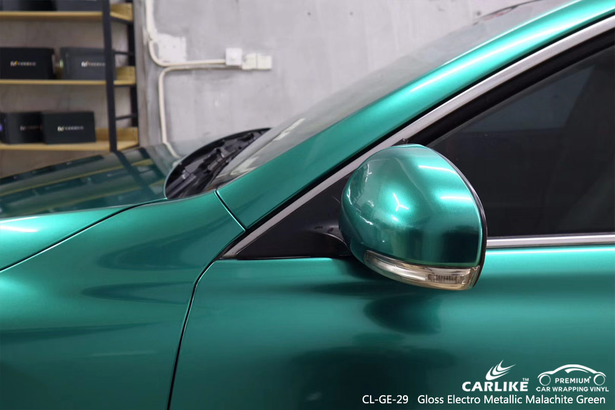 CL-GE-29 gloss electro metallic malachite green car wrapping for TOYOTA Bacolod
