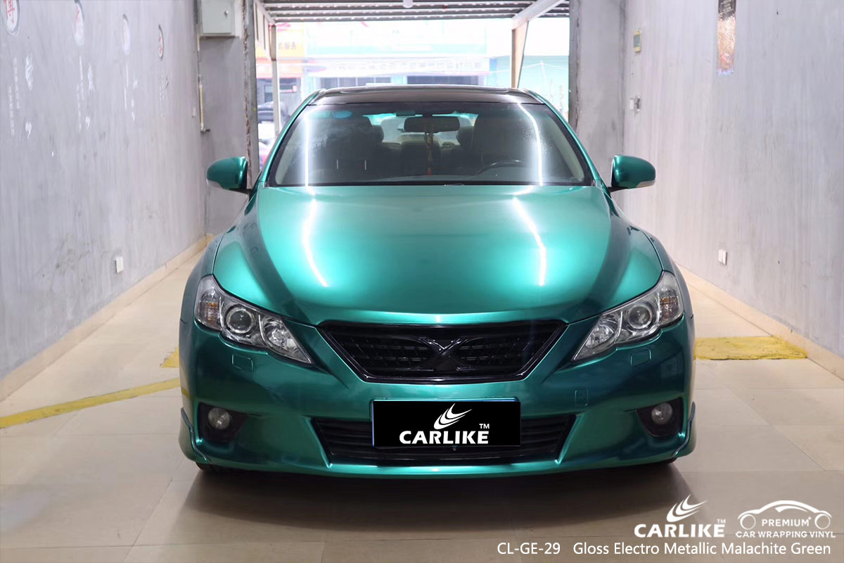 CL-GE-29 gloss electro metallic malachite green car wrapping for TOYOTA Bacolod