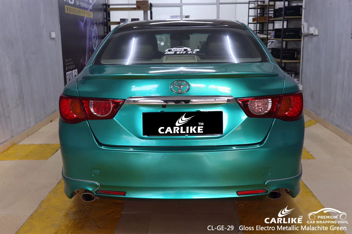 CL-GE-29 gloss electro metallic malachite green car wrapping for TOYOTA Bacolod