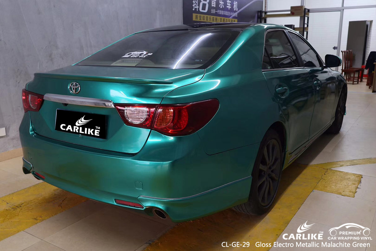 CL-GE-29 gloss electro metallic malachite green car wrapping for TOYOTA Bacolod
