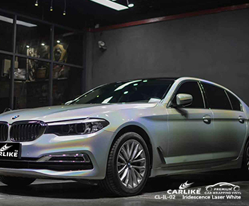 BMW Kayseri Türkiye için CL-IL-02 yanardöner lazer beyaz şal vinil