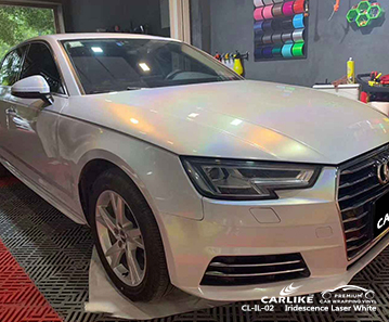 CL-IL-02 iridescence laser white vinyl films para AUDI Antalya Turquía