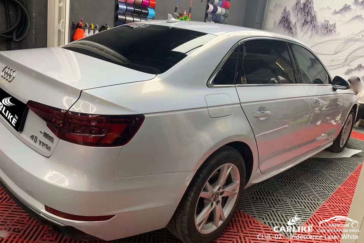 CL-IL-02 iridescence laser white vinyl films for AUDI Antalya Turkey