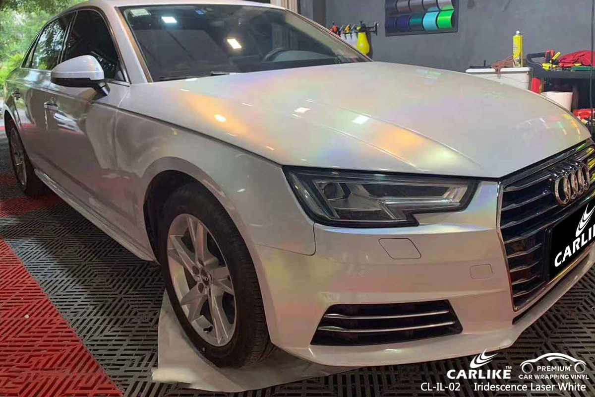 CL-IL-02 iridescence laser white vinyl films for AUDI Antalya Turkey