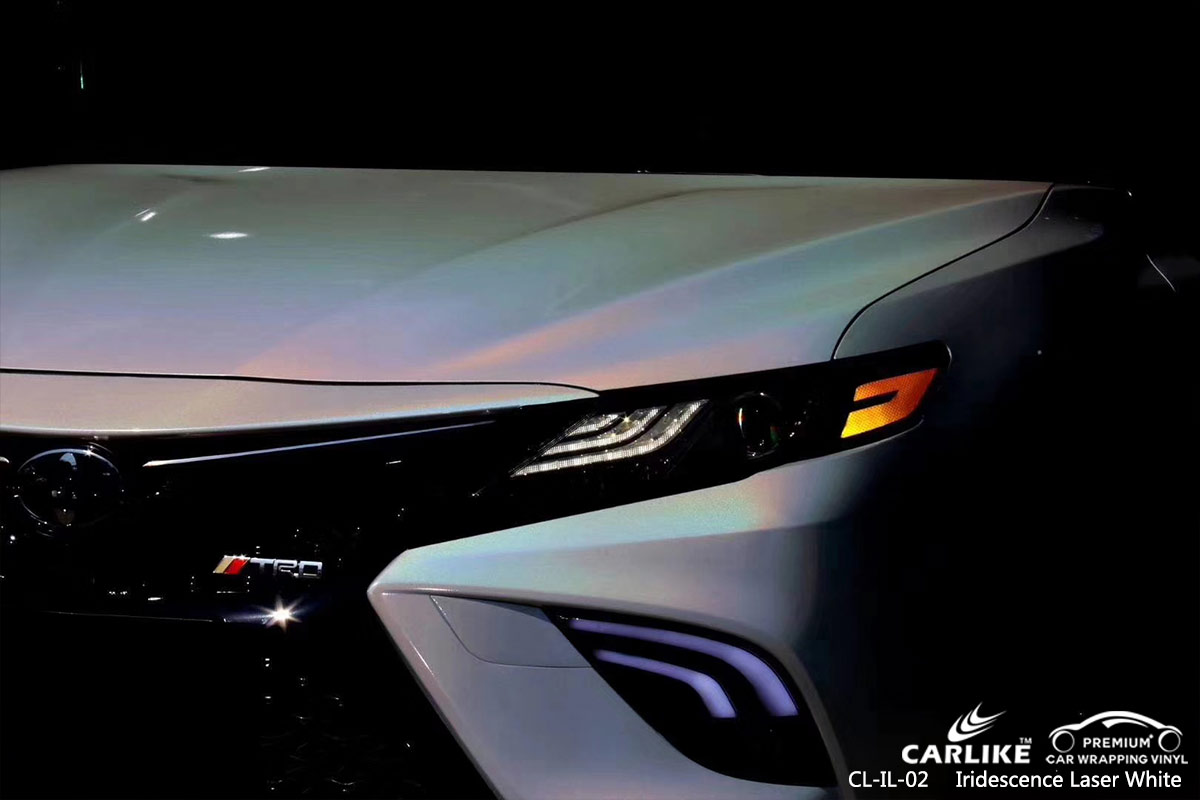 CL-IL-02 iridescence laser white auto car wrapping for TOYOTA Pasay Philippines