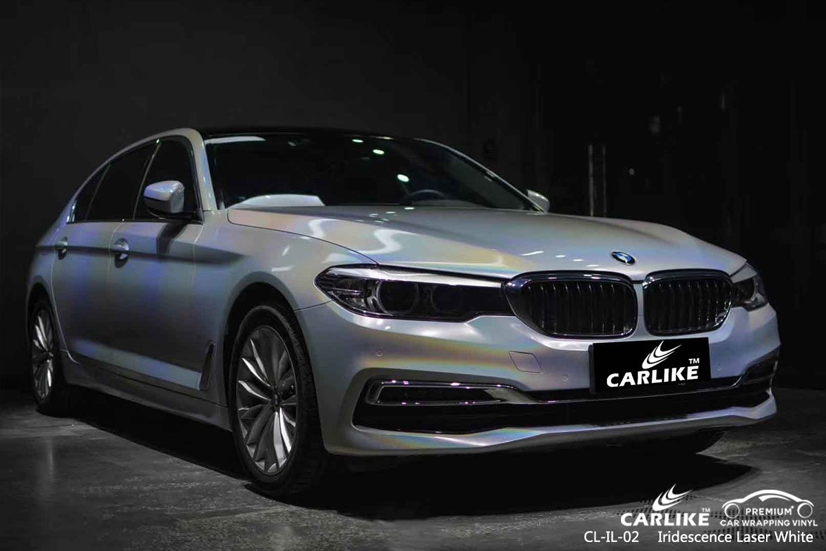 CL-IL-02 iridescence laser white wrap vinyl for BMW Kayseri Turkey