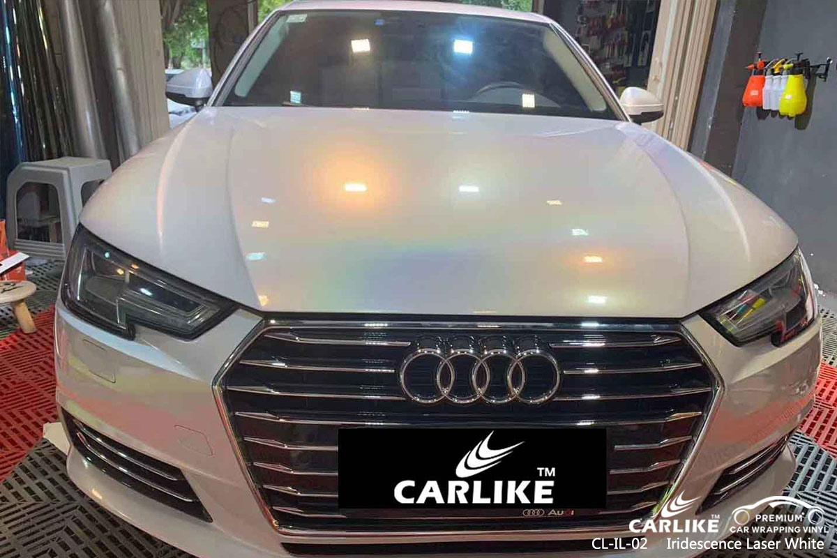 CL-IL-02 iridescence laser white vinyl films for AUDI Antalya Turkey