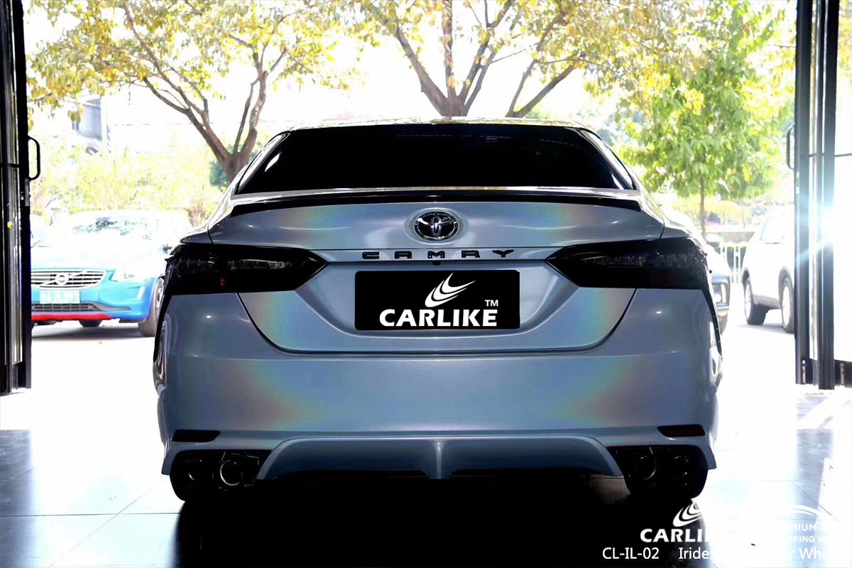 CL-IL-02 iridescence laser white auto car wrapping for TOYOTA Pasay Philippines